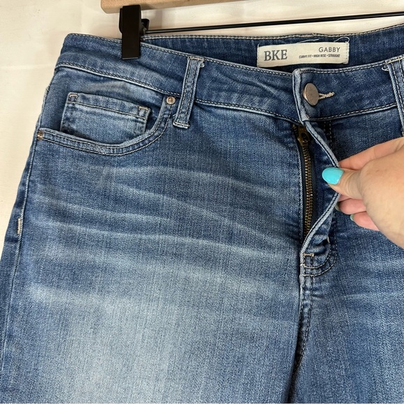 BKE Women’s Size 30x31.5 Denim Jeans Gabby Fit High Rise Curvy Straight Stretch - Picture 6 of 14